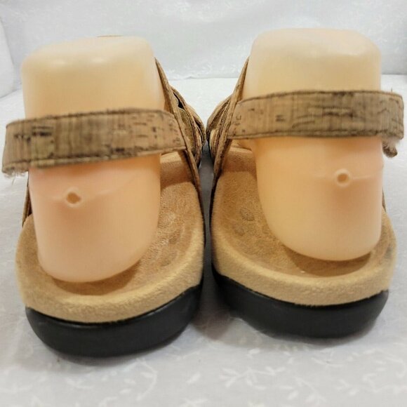 Vionic Womens Amber Adjustable Slip On Synthetic Brown Strappy Sandal Size US 7 - Picture 9 of 10